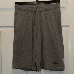 Spalding Men's Charcoal Athletic Shorts